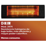 Estufa Exterior Electrica Techo/pared 2000 W