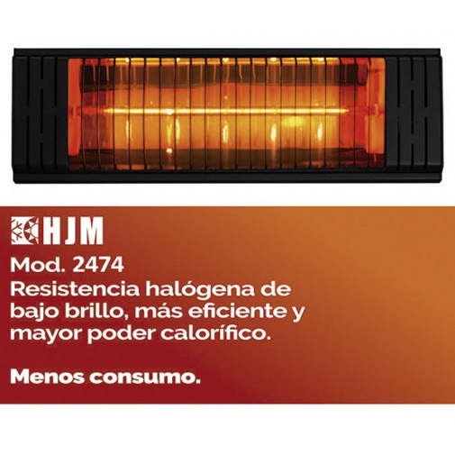 Estufa Exterior Electrica Techo/pared 2000 W