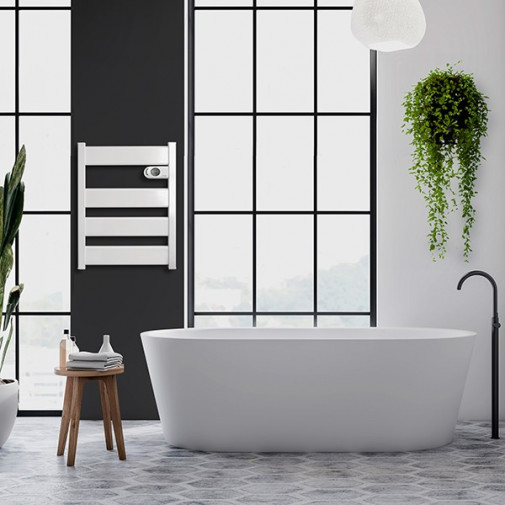 Radiador Toallero Ceramico Blanco 500 W