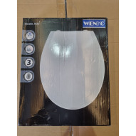 Tapa Wc Inodoro 37x44cm Pvc Blanco Kos Wenko (OUTLET)