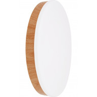 Plafon Led Decorativo Ip54 1400lm Madera 15w 15 W