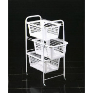 Verdulero Coc 3c 38x30x68cm Pl Bl San Diego Metaltex