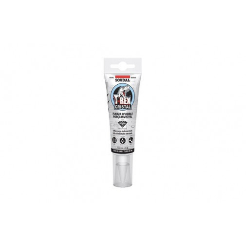 Adhesivo Montaje Sellador T-rex Cristal 125 Ml Transparente