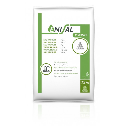 Sal Vacuum Especial Piscina 25 Kg Enisal