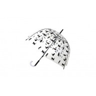 Paraguas Mujer Largo Automatico Transparente Chat Noir Smati