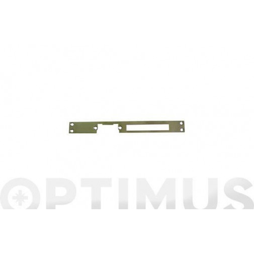 Frontal Placa Larga L Cerradero Electrico Inox Dorcas