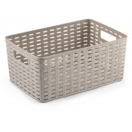 Cesta Multiuso 10l Marron Cl 33x22 Cm