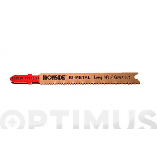 Hoja Sierra Calar Para Metal T123 Xf 5 Uds Recto Fino. Logit