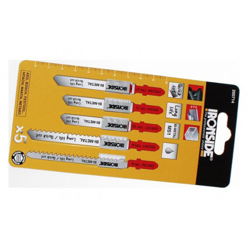 Hoja Sierra Calar Para Metal Pvc (juego 5 Piezas) Recto Fino