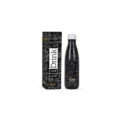 Botella Termo Inox 7 X 7 X 26,5cm 500 Ml - Matematicas Non