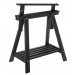 Caballete Archi Tec negro regulable en altura de madera de pino con balda (70/98,7x70x45cm)