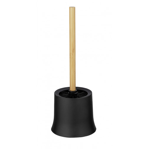 Escobillero Basic Bambu-negro 14x38x14cm