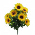 Ramo Girasoles X9 Amarillo 48 Cm