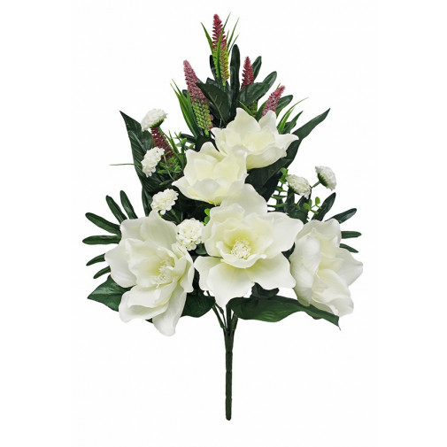 Ramo Nenufares Blanco 56 Cm