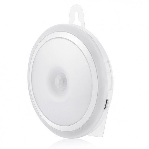 Luz Led Redonda Sensor Movimiento Usb