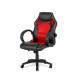 Silla de Estudio Juvenil Tipo Gaming con Asiento Mixto símil Piel-Textil y Base de Nylon. Medidas: 71cm x 64,50cm x 118-127.5cm.