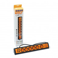 Base Multiple 6 Tomas Cable 1,4m 2 Usb Conexiones Rj11 Y Rj4