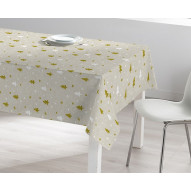 Mantel Antimanchas Navidad Abetos 140x250 Cm