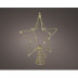 Estrella Arbol Dorada Microled 20x20x25