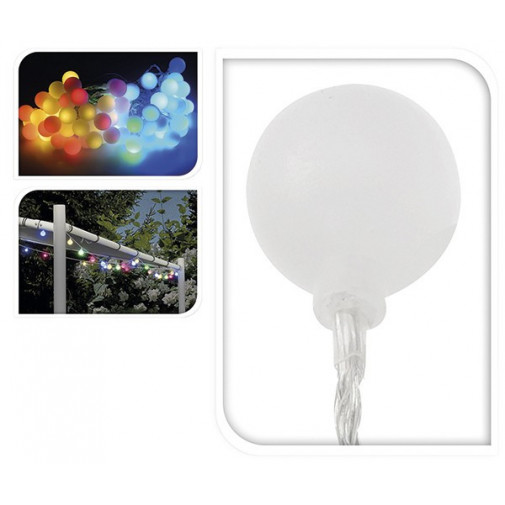 Guirnalda 80 Leds Multicolor Colores Vivos Ip44 19 M