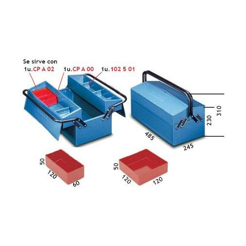 Caja Herram 485x245x230mm Met 102.7 Heco