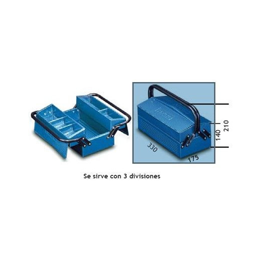 Caja Herram 330x175x140mm Met 102.3 Heco