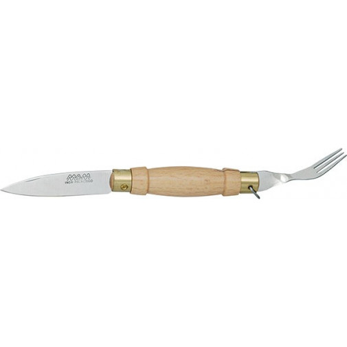 Navaja Con Tenedor Inox Hoja 6 Cm -