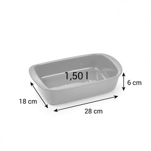 Fuente Horno Gres Rectangular Delicia 28x18 Cm