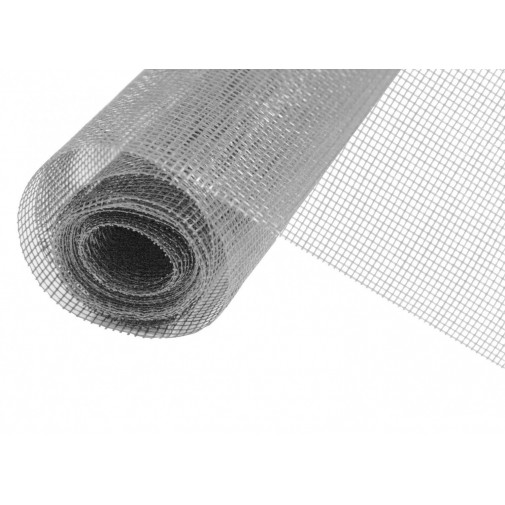 Tela Mosquitera Fibra Vidrio Gris 1,20 X 30 M Central De Enr