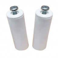 Tope Persiana 40mm 2u Blanco 40mm