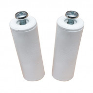 Tope Persiana 60mm 2u Blanco 60mm