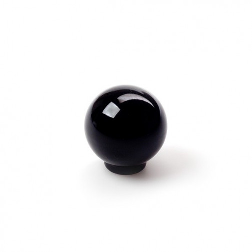 Pomo Abs Negro 25 Mm 2