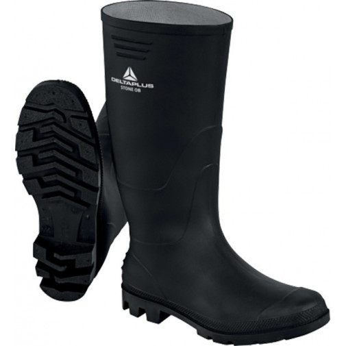 Bota Agua Pvc C/alta Negra 43
