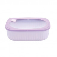 Hermetico Pp Rectangular Morado 2850 Ml