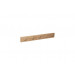 Percha Pared Madera Natural 5 Pomos Inclinados Natural Nesu