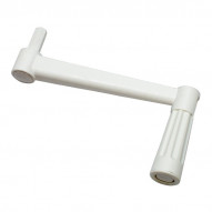 Manivela Torno Persiana Blanca