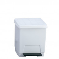Cubo Pedal Classic Blanco 23 L