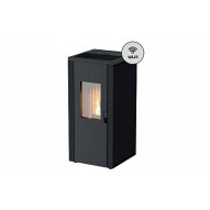 Estufa Pellet Tokyo Negra 7,7 Kw Ignisdom
