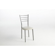 Silla Cocina Metalica Crema C/2 Uds -