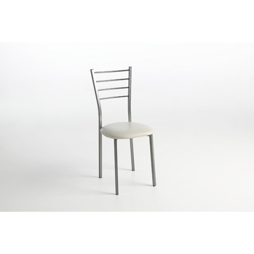 Silla Cocina Metalica Crema C/2 Uds -