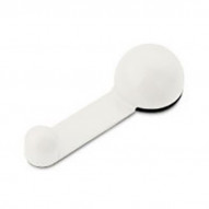 Tope Puerta Adh Retenedor Giratorio Blanco