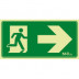 SeÑal EvacuaciÓn Flecha Derecha Pvc Clase B
