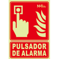 SeÑal Pulsador Pvc Clase B 210x300mm