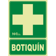 SeÑal Botiquin Pvc Clase B 320x160mm