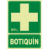 SeÑal Botiquin Pvc Clase B 320x160mm