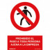 SeÑal Prohibido Paso Persona Ajena Pvc 210x300mm