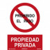 SeÑal Prohibido Paso Propiedad Privada Pvc 210x300mm