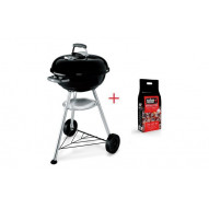 Barbacoa Carbon Compact Kettel 47 Regalo 2 Kg Briquetas Webe