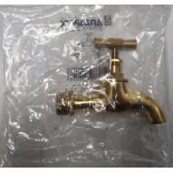 Grifo Curvo Manguera Pulido 1/2'