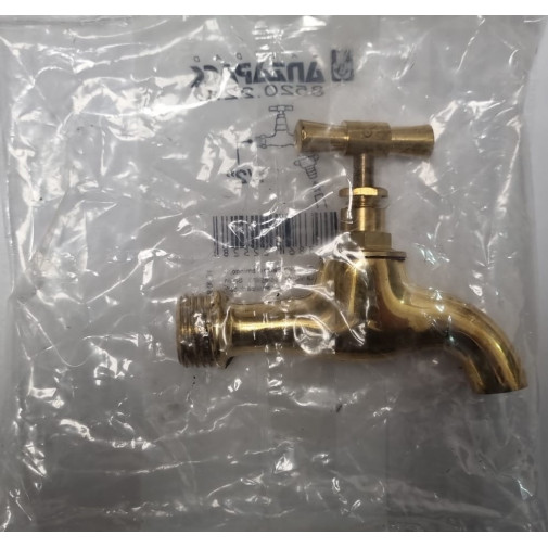 Grifo Curvo Manguera Pulido 1/2'